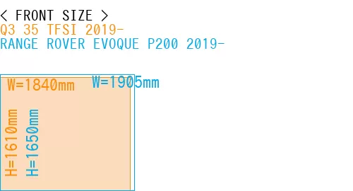#Q3 35 TFSI 2019- + RANGE ROVER EVOQUE P200 2019-